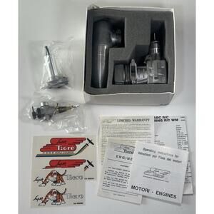 Super Tigre 61 k ABC W/M RC Plane Motor In Box W/ Muffler, Papers & Stickers